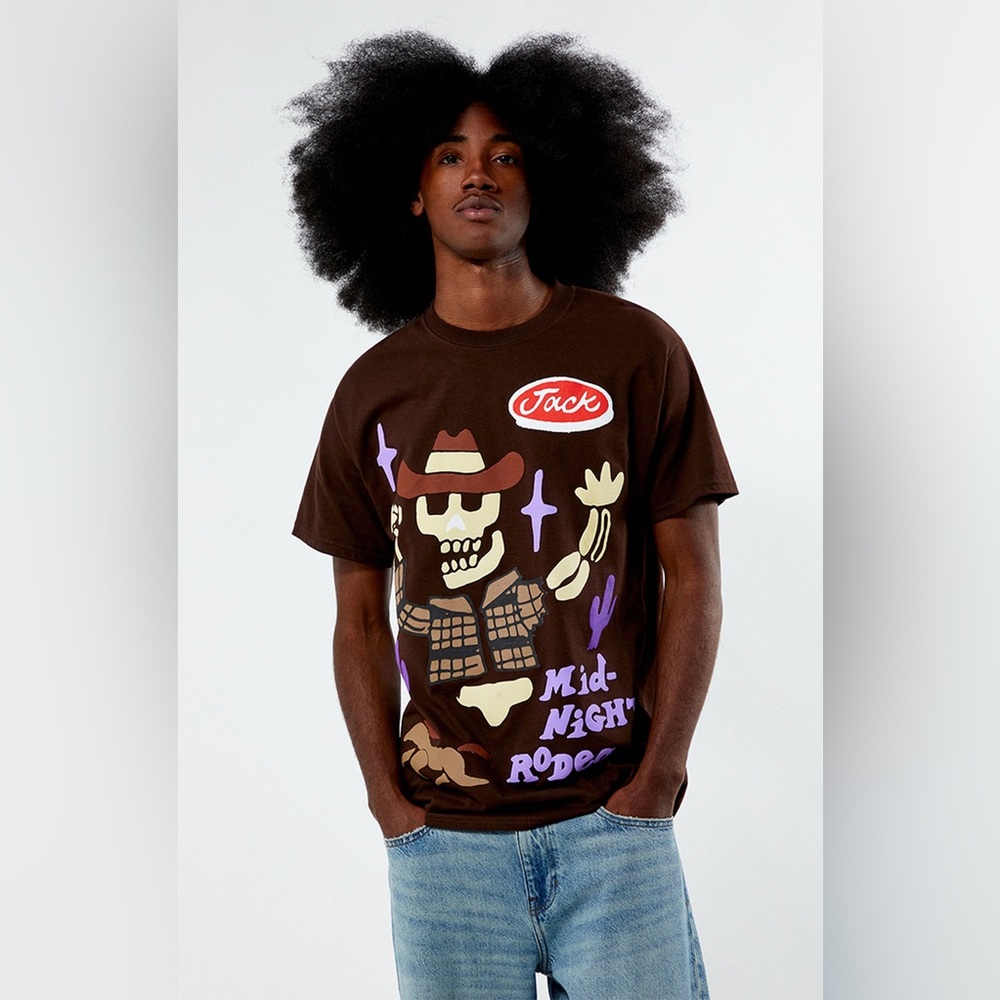 Pacsun Men’s Hit The Road Jack Puff T-Shirt